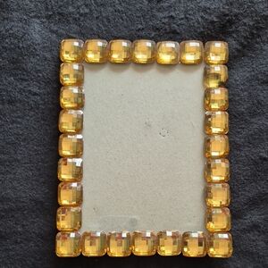 Gold Beaded Photo Frame